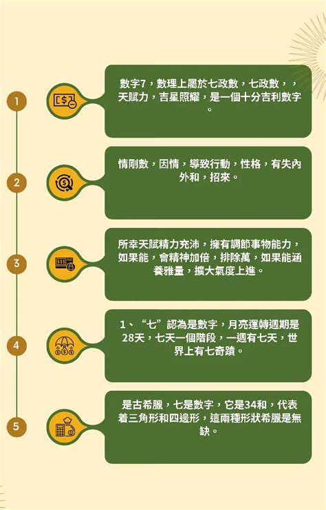 7数字吉凶|周易數理：7這個數字的吉凶